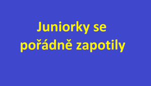 Juniorky se pořádně zapotily - kopie