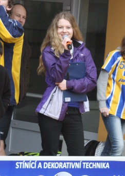 Celý den byl provázen komentářem Kristýny Červové