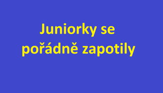 Juniorky se pořádně zapotily